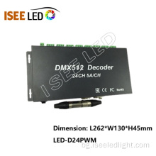 24 канали изход DMX512 LED контролер